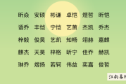 新生儿取名，头大宝宝名字的寓意与选择
