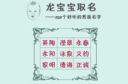 陶氏龙宝宝取名指南，创意与意义并重