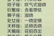 十二星座，什么部位最吸引人？