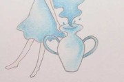 水笔画十二星座，用色彩与线条勾勒出每个人独特的星象