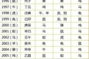 年份属相吉凶表图，解析年份与属相的神秘关联
