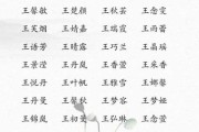 王姓女孩取名指南，寓意与搭配技巧