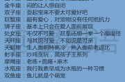 十二星座的闺蜜，性格互补，情感相投