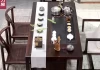 茶桌后面贴什么好？
