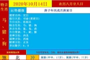 明日运势查询表，轻松你的吉凶运势