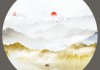 坐山面水，图片中的自然天人合一之道