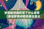 捉到红色的蛇，解读梦境中的危险与智慧