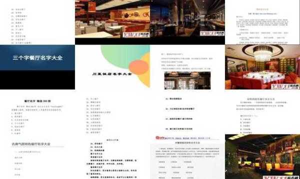 查饭店名字吉凶打分，解析名字背后的美好寓意,饭店名字吉凶,饭店名字寓意,第1张