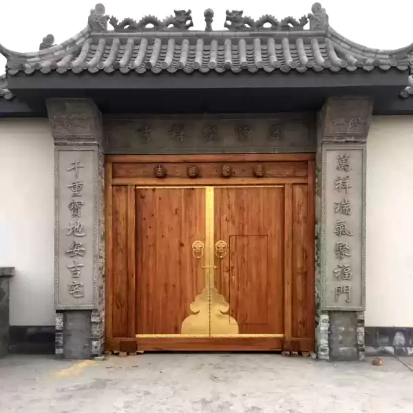 农村大门边贴什么好，门贴的选择与布局,象征,事业,第1张