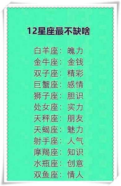 十二星座，为什么他们总是心疼人？,十二星座,第1张