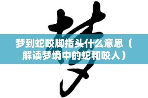 解梦巨蛇咬人，解读与启示,象征,解梦,文化象征,第1张