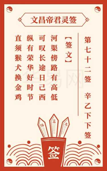 青秀山下的神韵，72签的,象征,命运,事业,第1张
