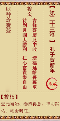 神签23，月老的神秘预言,象征,命运,挑战,第1张