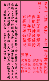 解读96签，解开命运之谜的钥匙,象征,命运,事业,第1张