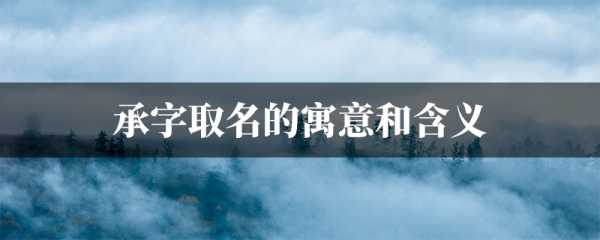 承字内涵与寓意，探讨承字是否适合蛇宝宝取名及其取名建议,命运,宝宝取名,能量,第1张