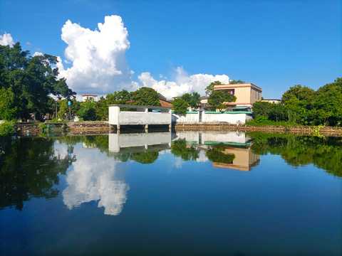 租养鱼塘讲究，选址与布局的,气场,风水布局,地理位置,第1张