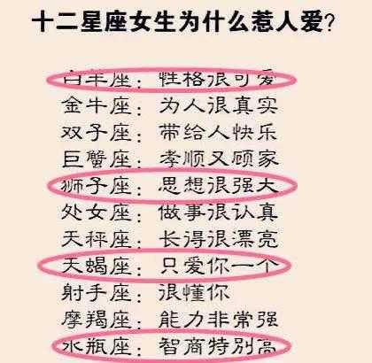 十二星座女，为什么偏偏偏偏钟情于你？,十二星座,自我,星座,第1张