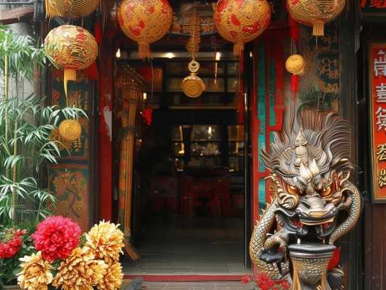 街边店门口摆放，如何打造店铺,街边店门口摆放，如何打造店铺,象征,命运,事业,第1张