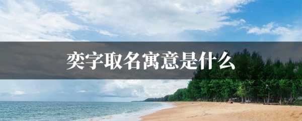 �奕字取名，吉凶分析与智慧传承,象征,命运,事业,第1张