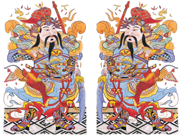 门神贴纸，传统文化的现代演绎,象征,吉时,算命,第1张