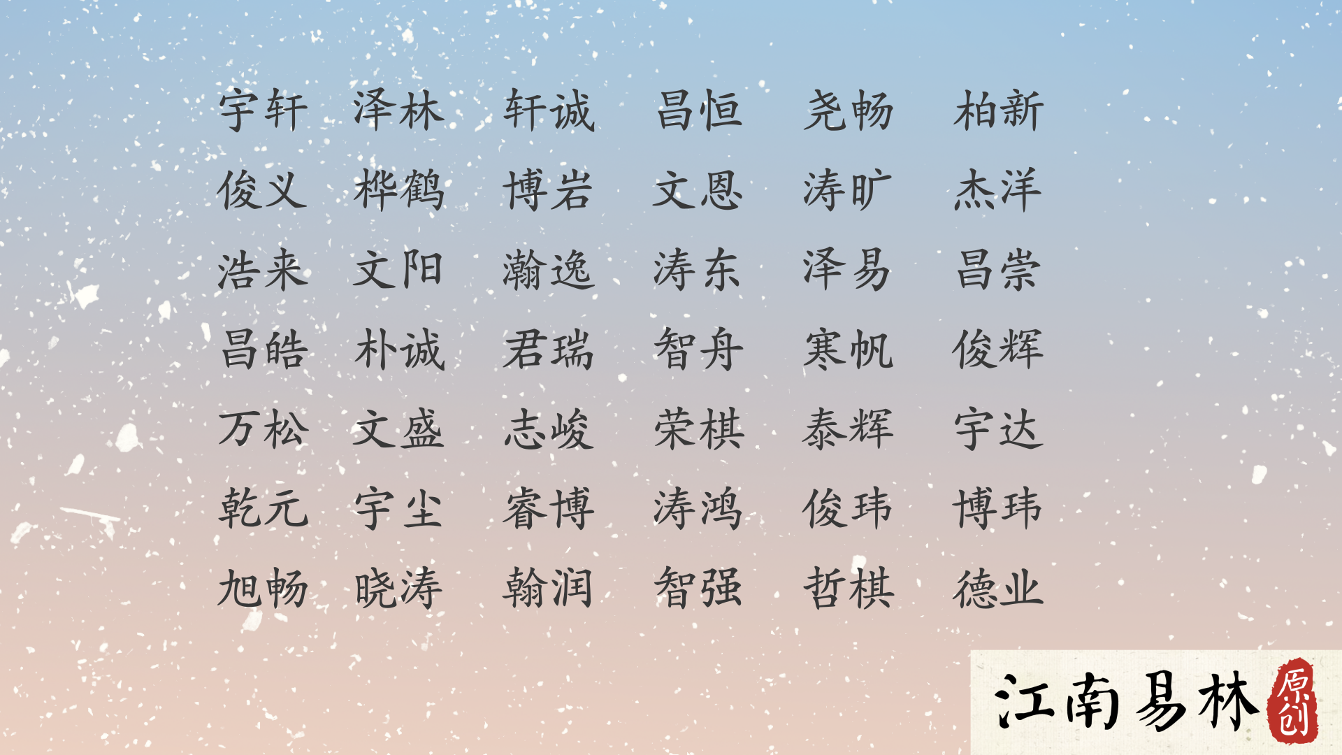 水宝宝取名，好听又寓意深远的名字推荐,象征,希望,宝宝取名,第1张