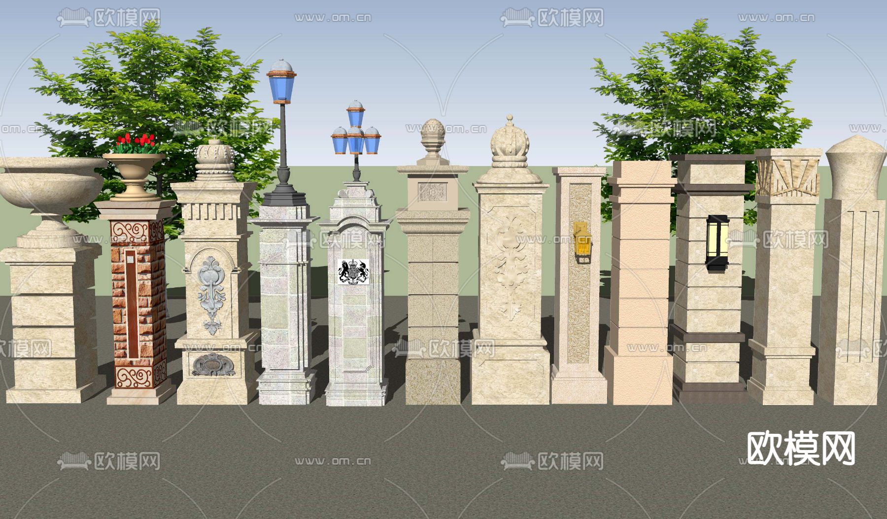 门柱上摆放何物最宜欧式,品味与的融合,象征,美好,风水,第1张 门柱上摆放何物最宜欧式,品味与的融合,象征,美好,风水,第1张