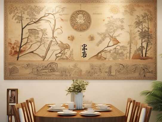 餐厅墙面的寓意,打造和谐的家庭氛围,象征,美好,风水,第1张 餐厅墙面的寓意,打造和谐的家庭氛围,餐厅墙面的寓意,打造和谐的家庭氛围,象征,美好,风水,第1张