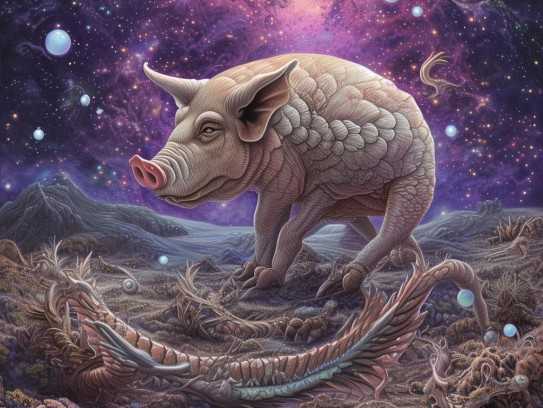 梦境解析，梦见大猪与龙，揭秘其神秘预兆与象征意义,梦境解析，梦见大猪与龙，揭秘其神秘预兆与象征意义,象征,事业,美好,第1张