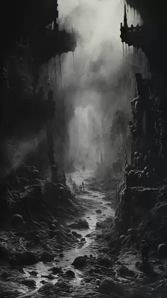 梦见渊水，揭秘梦境中的深渊寓意与解梦技巧,象征,挑战,自我,第1张