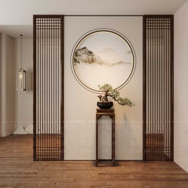 简中式花架摆放，巧选植物，打造家居好布局,象征,事业,风水,第1张