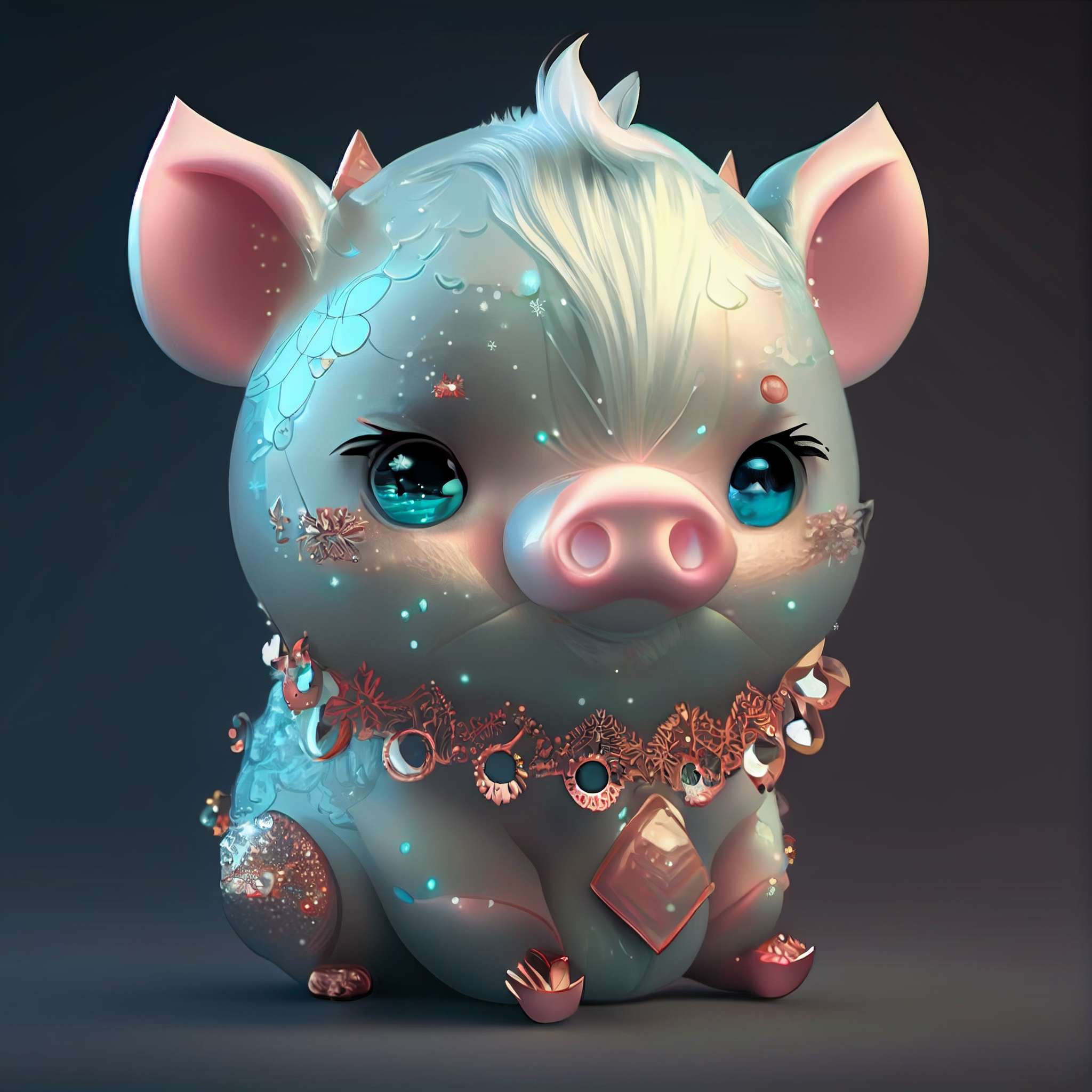 猪生肖运势解说图片大全，揭秘猪年运势奥秘，图文并茂解读生肖智慧,象征,事业,希望,第1张