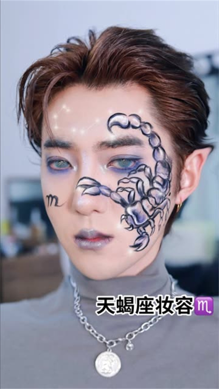 十二星座画脸妆背后的寓意与个性解读,象征,事业,十二星座,第1张